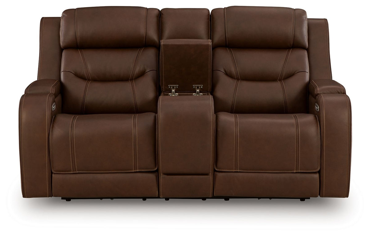 Knightington - Power Reclining Loveseat With Audio Seating - R&R Furniture Gallery (Fountain Valley, CA)