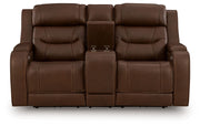 Knightington - Power Reclining Loveseat With Audio Seating - R&R Furniture Gallery (Fountain Valley, CA)