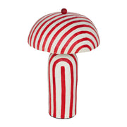 Maiori - Striped Papier Mache Table Lamp - R&R Furniture Gallery (Fountain Valley, CA)