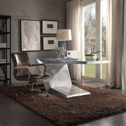 Brancaster - Executive Writing Desk - Aluminum - R&R Furniture Gallery (Fountain Valley, CA)
