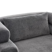 Noble House oversized chaise lounge sofa bed with deep seat and layered armrests, modern and plush furniture piece.