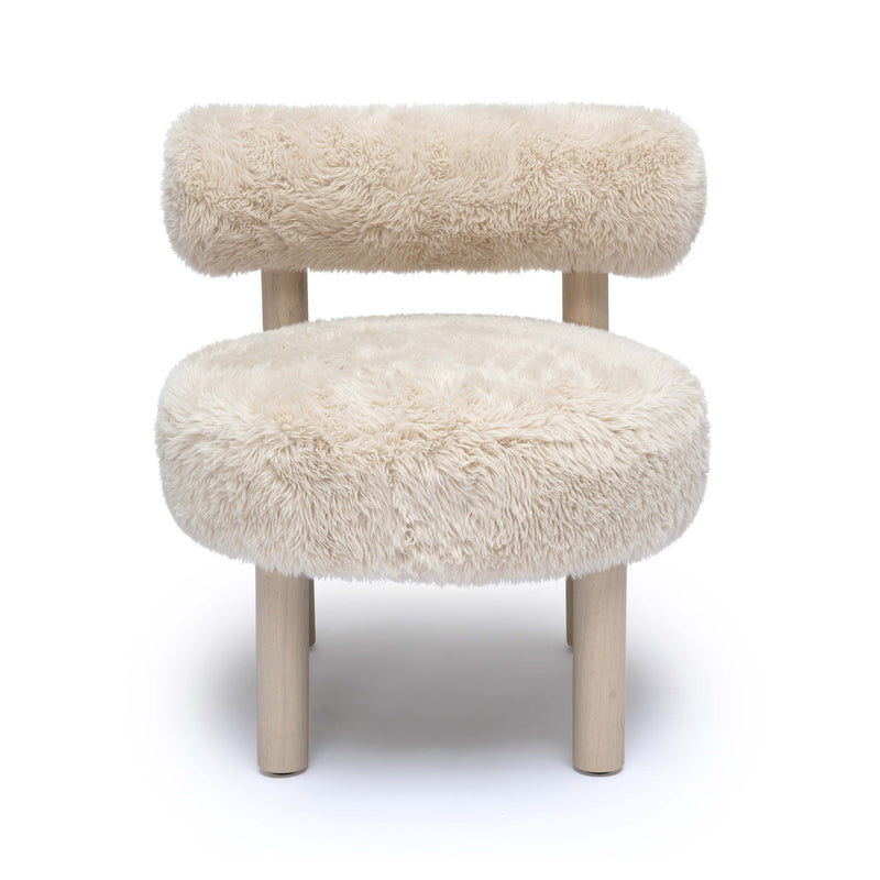 Carmel - Vegan Shearling Accent Chair - R&R Furniture Gallery (Fountain Valley, CA)