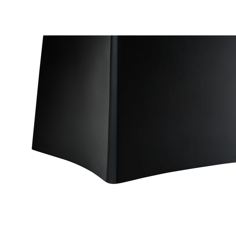 Modern black resin table lamp by 8th Street with a sleek design, perfect for contemporary home lighting.