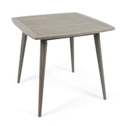 Modern indoor square Acacia wood dining table with toothpick leg design, showcasing a sleek, contemporary style by Noble House.
