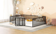 Metal Floor Bed Frame With Fence And Door - R&R Furniture Gallery (Fountain Valley, CA)