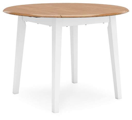 Gesthaven - Round Dining Room Drop Leaf Table - R&R Furniture Gallery (Fountain Valley, CA)