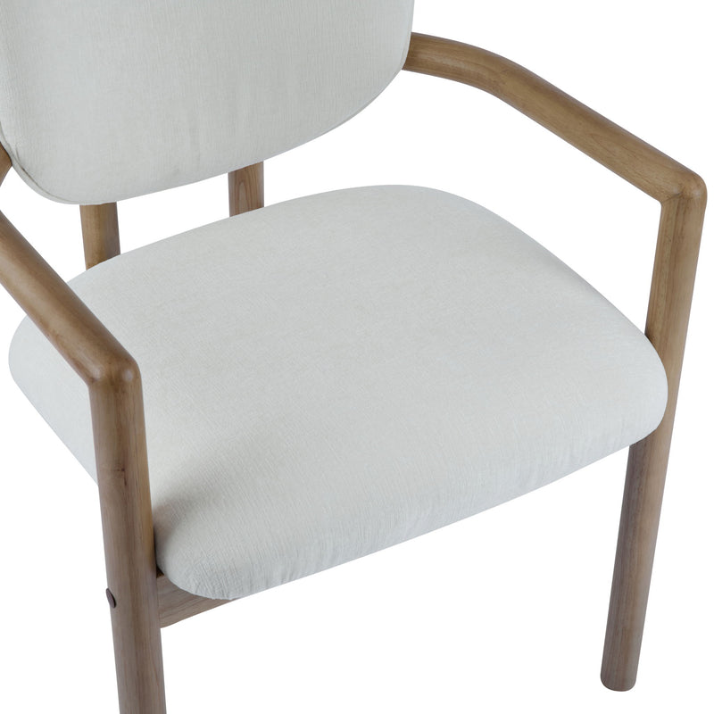 Upholstered Arm Dining Chairs (Set of 2) - R&R Furniture Gallery (Fountain Valley, CA)
