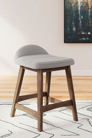 Lyncott - Upholstered Barstool (Set of 2) - R&R Furniture Gallery (Fountain Valley, CA)