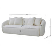 Linden - Sofa - Ivory - R&R Furniture Gallery (Fountain Valley, CA)