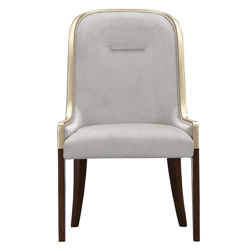 Houston - Dining Side Chair (Set of 2) - Porcini / Walnut - R&R Furniture Gallery (Fountain Valley, CA)