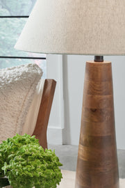 Danset - Wood Lamp - R&R Furniture Gallery (Fountain Valley, CA)