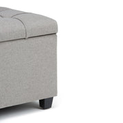 Sienna - Upholstered Storage Ottoman Bench - R&R Furniture Gallery (Fountain Valley, CA)