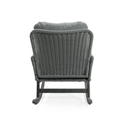 Contemporary Minimalist Wicker Rocking Chair With Soft Cushions And Durable Wooden Frame - R&R Furniture Gallery (Fountain Valley, CA)
