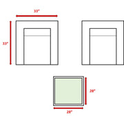 2 Person Seating Set With Cushions - R&R Furniture Gallery (Fountain Valley, CA)