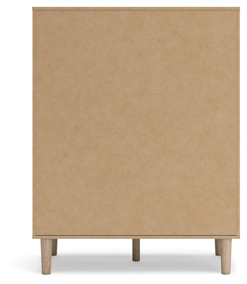 Cielden - Five Drawer Wide Chest - Two-Tone - R&R Furniture Gallery (Fountain Valley, CA)