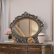 Devany - Oval Mirror - Cherry - R&R Furniture Gallery (Fountain Valley, CA)