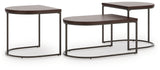 Vanmore - Occasional Table Set (Set of 3) - Dark Brown - R&R Furniture Gallery (Fountain Valley, CA)