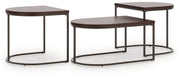 Vanmore - Occasional Table Set (Set of 3) - Dark Brown - R&R Furniture Gallery (Fountain Valley, CA)