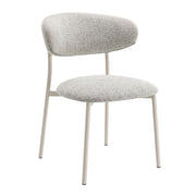 Kalam - Side Chair (Set of 2) - Gray Fabric & Beige - R&R Furniture Gallery (Fountain Valley, CA)