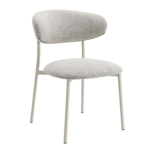 Kalam - Side Chair (Set of 2) - Gray Fabric & Beige - R&R Furniture Gallery (Fountain Valley, CA)
