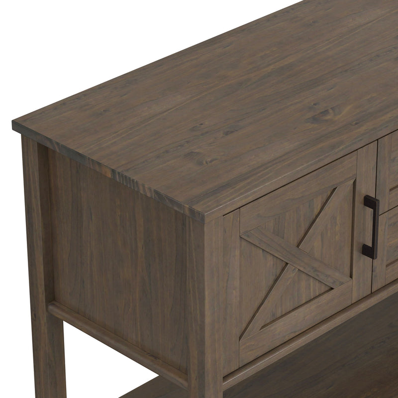 Ela - Console Table - Smoky Brown - R&R Furniture Gallery (Fountain Valley, CA)