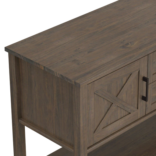 Ela - Console Table - Smoky Brown - R&R Furniture Gallery (Fountain Valley, CA)