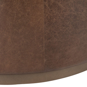 Clair - Leather Round Table - R&R Furniture Gallery (Fountain Valley, CA)