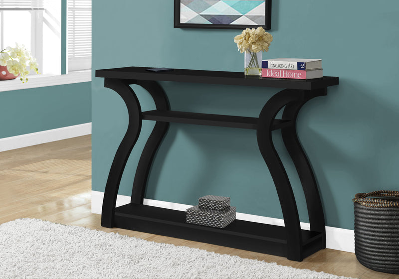Accent Console Table For Entryway, Unique Curved Design - R&R Furniture Gallery (Fountain Valley, CA)