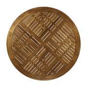 Hermosa - Outdoor Acacia Wood Table Circular Design - R&R Furniture Gallery (Fountain Valley, CA)