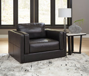 Amiata - Chair And A Half - Onyx - R&R Furniture Gallery (Fountain Valley, CA)