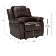 Charlotte - Glider Recliner With Classic Style - R&R Furniture Gallery (Fountain Valley, CA)