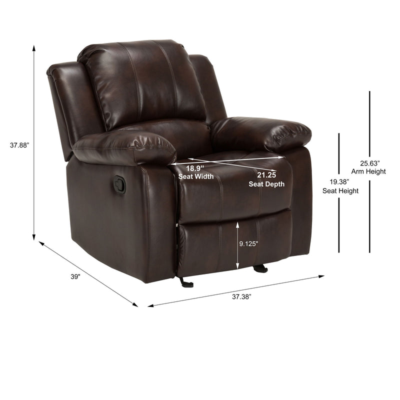 Charlotte - Glider Recliner With Classic Style - R&R Furniture Gallery (Fountain Valley, CA)