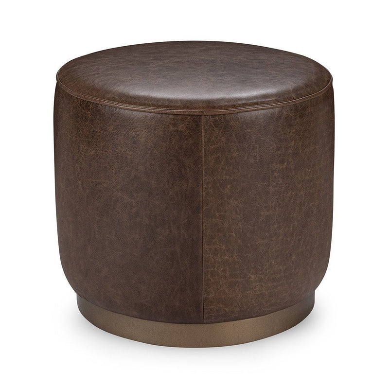 Clair - Leather Round Table - R&R Furniture Gallery (Fountain Valley, CA)