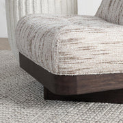 Crandall - Swivel Accent Chair - Cocoa Cream - R&R Furniture Gallery (Fountain Valley, CA)