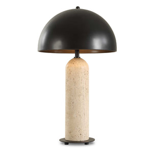 Tanaka - Indoor-Outdoor Table Lamp - Black / Beige