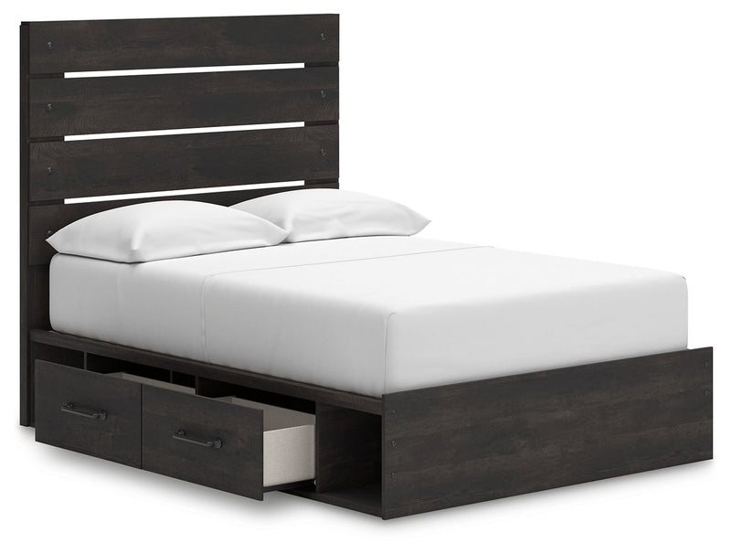 Hollivern - Panel Bed With Storage - R&R Furniture Gallery (Fountain Valley, CA)