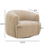 Jasmine - Swivel Accent Chair - R&R Furniture Gallery (Fountain Valley, CA)