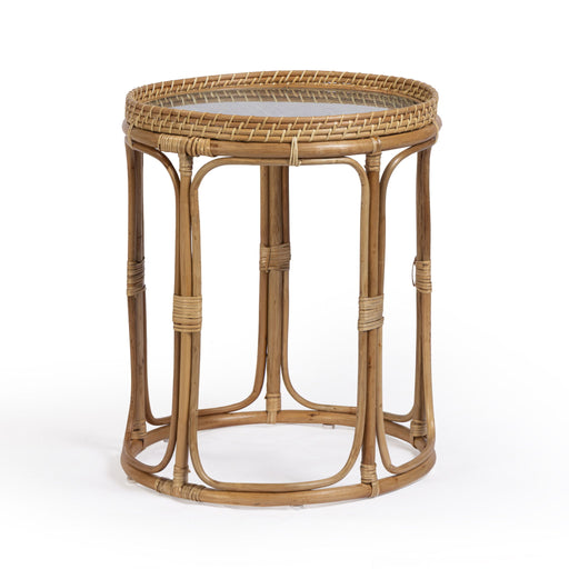 Lindy - Rattan Side Table - Natural - R&R Furniture Gallery (Fountain Valley, CA)