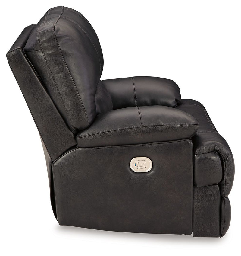 Mountainous - Power Recliner With Adj Headrest - Eclipse - R&R Furniture Gallery (Fountain Valley, CA)