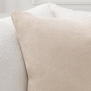 Classic Home Bedford SLD linen accent pillow with a soft, textured fabric and neutral color, perfect for home decor.