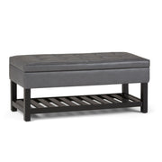 Cosmopolitan - Storage Ottoman Bench With Open Bottom - R&R Furniture Gallery (Fountain Valley, CA)