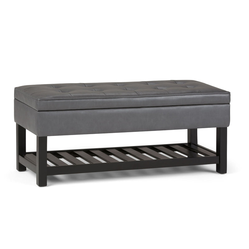 Cosmopolitan - Storage Ottoman Bench With Open Bottom - R&R Furniture Gallery (Fountain Valley, CA)