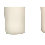 Modern cream resin table lamp from 8th Street with a sleek design, perfect for adding stylish lighting to any room.
