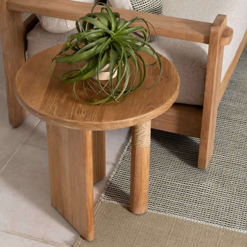 Phaedra - Outdoor Side Table - Natural