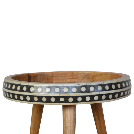 Small Patterned Nordic Style End Table - R&R Furniture Gallery (Fountain Valley, CA)
