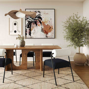Satra - Rectangular Dining Table - Walnut - R&R Furniture Gallery (Fountain Valley, CA)