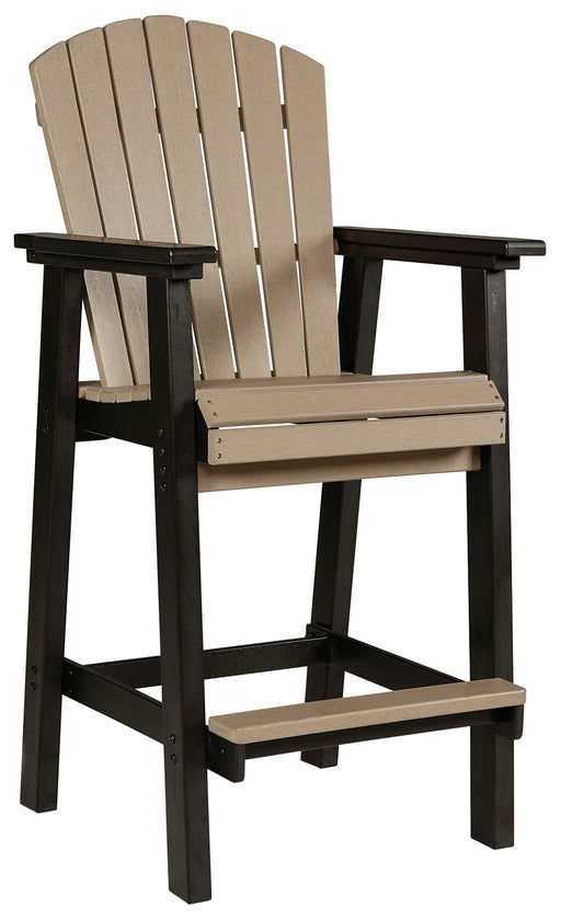Fairen Trail - Tall Barstool (Set of 2) - Black / Driftwood - R&R Furniture Gallery (Fountain Valley, CA)
