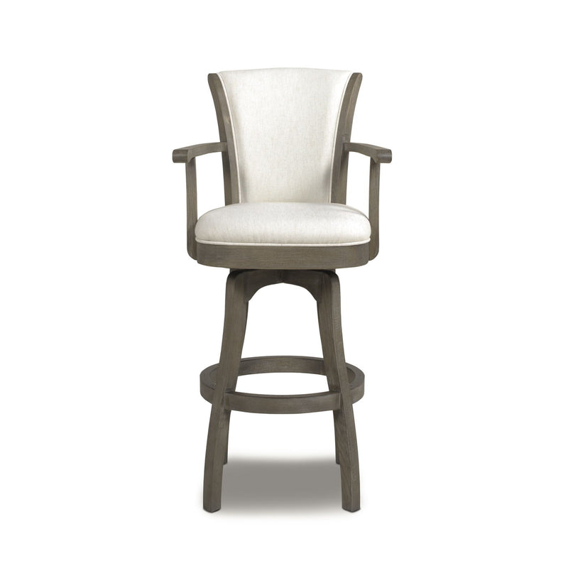 Williams - Swivel Bar Stool With Armrests - R&R Furniture Gallery (Fountain Valley, CA)
