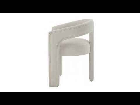 Leonardo - Arm Chair (Set of 2) - Brown Linen - R&R Furniture Gallery (Fountain Valley, CA)