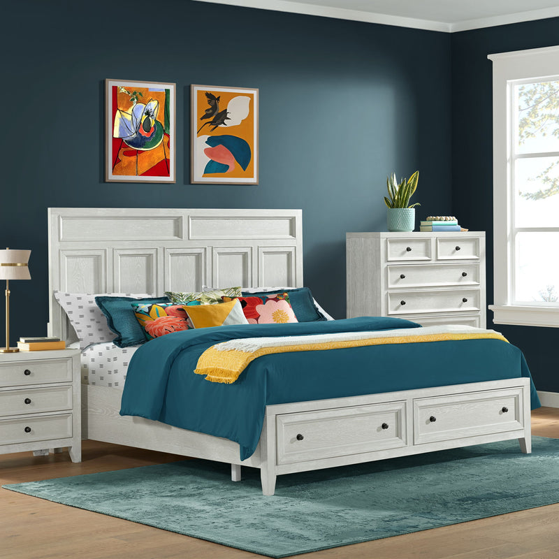 Storage Bed With Panel Headboard And Spacious Footboard Drawers - R&R Furniture Gallery (Fountain Valley, CA)
